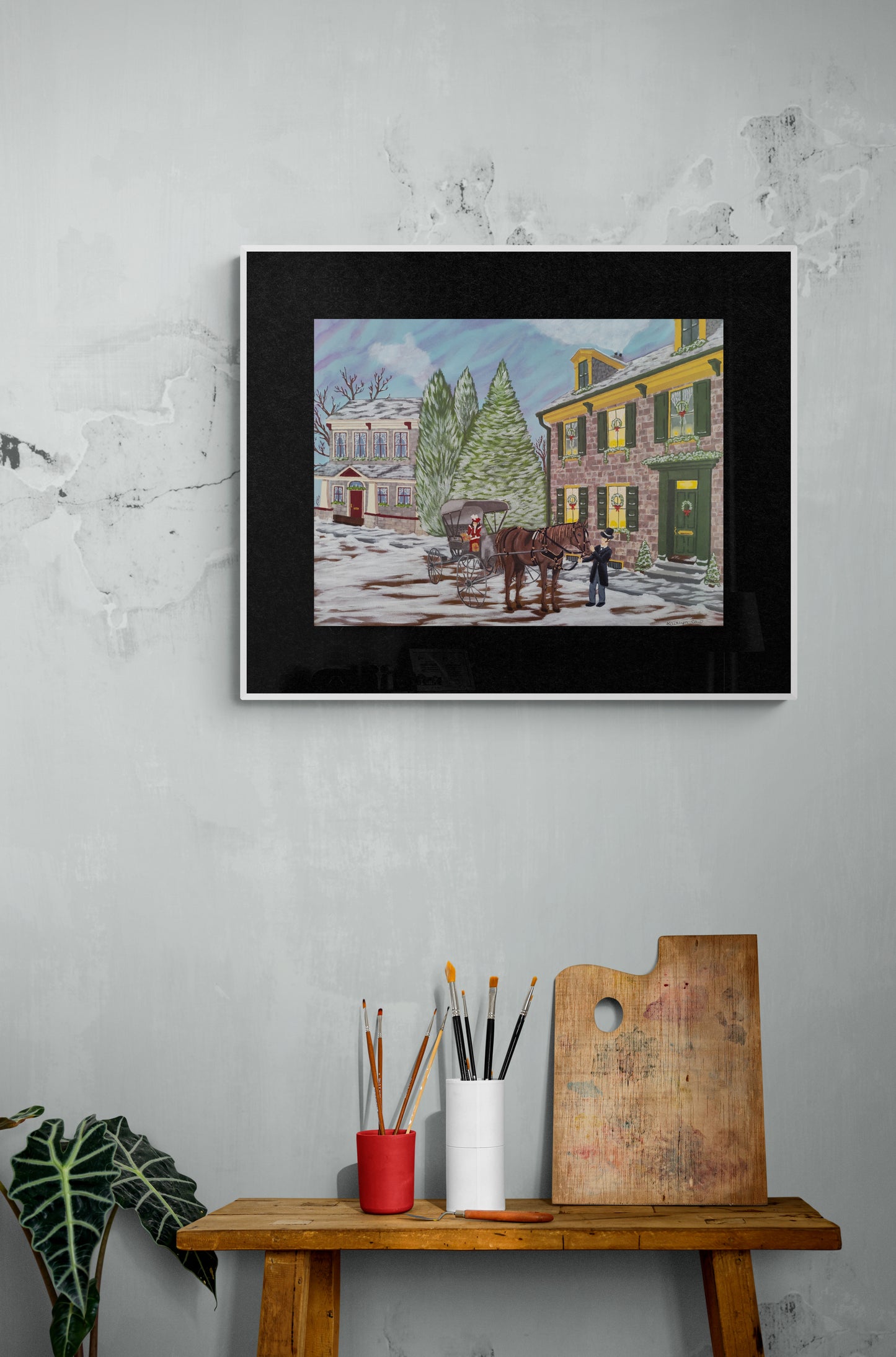 "Christmas in Biery's Port" Fine Art Print
