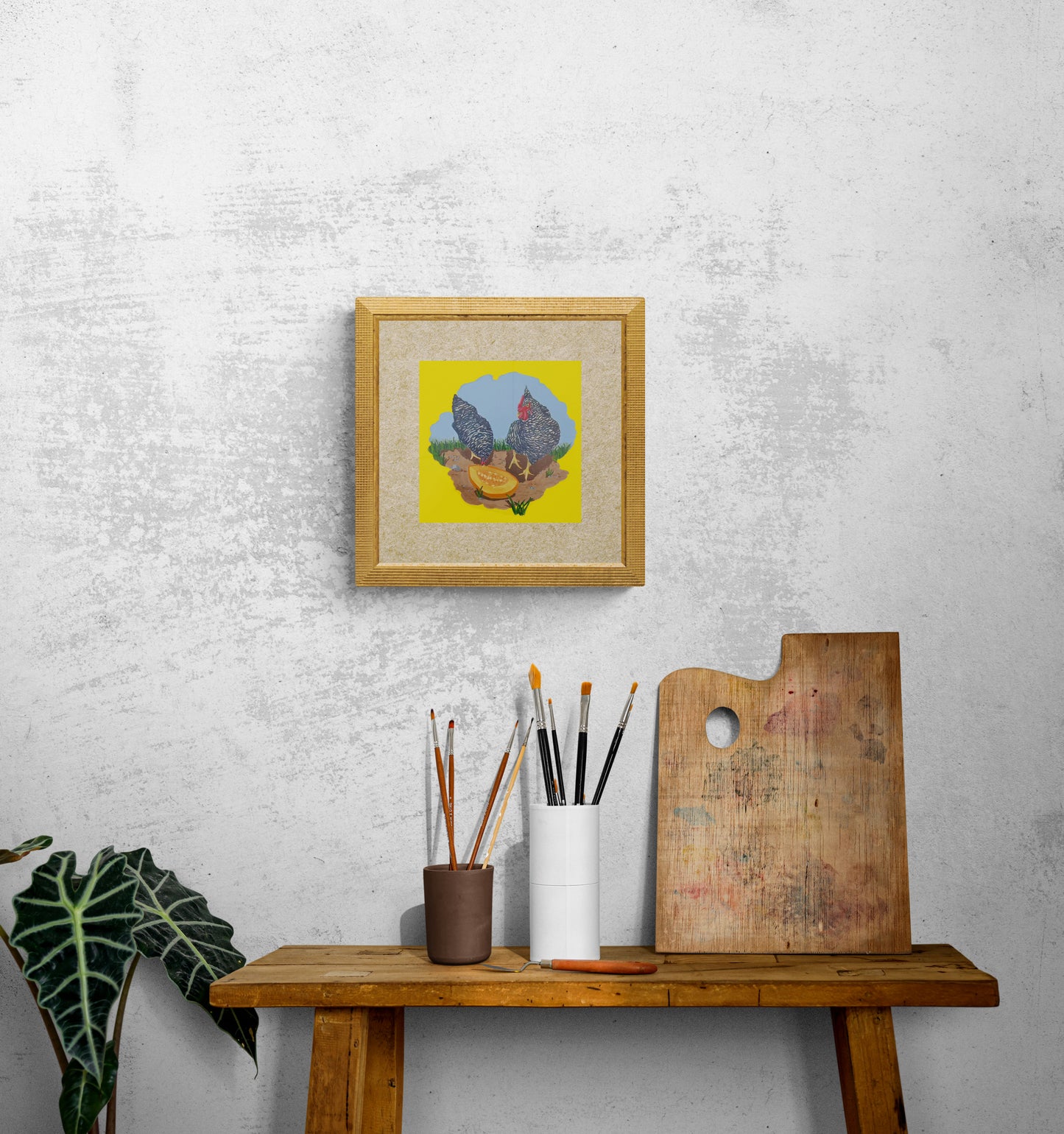 "Ode to the Speckled Chickies" Fine Art Print