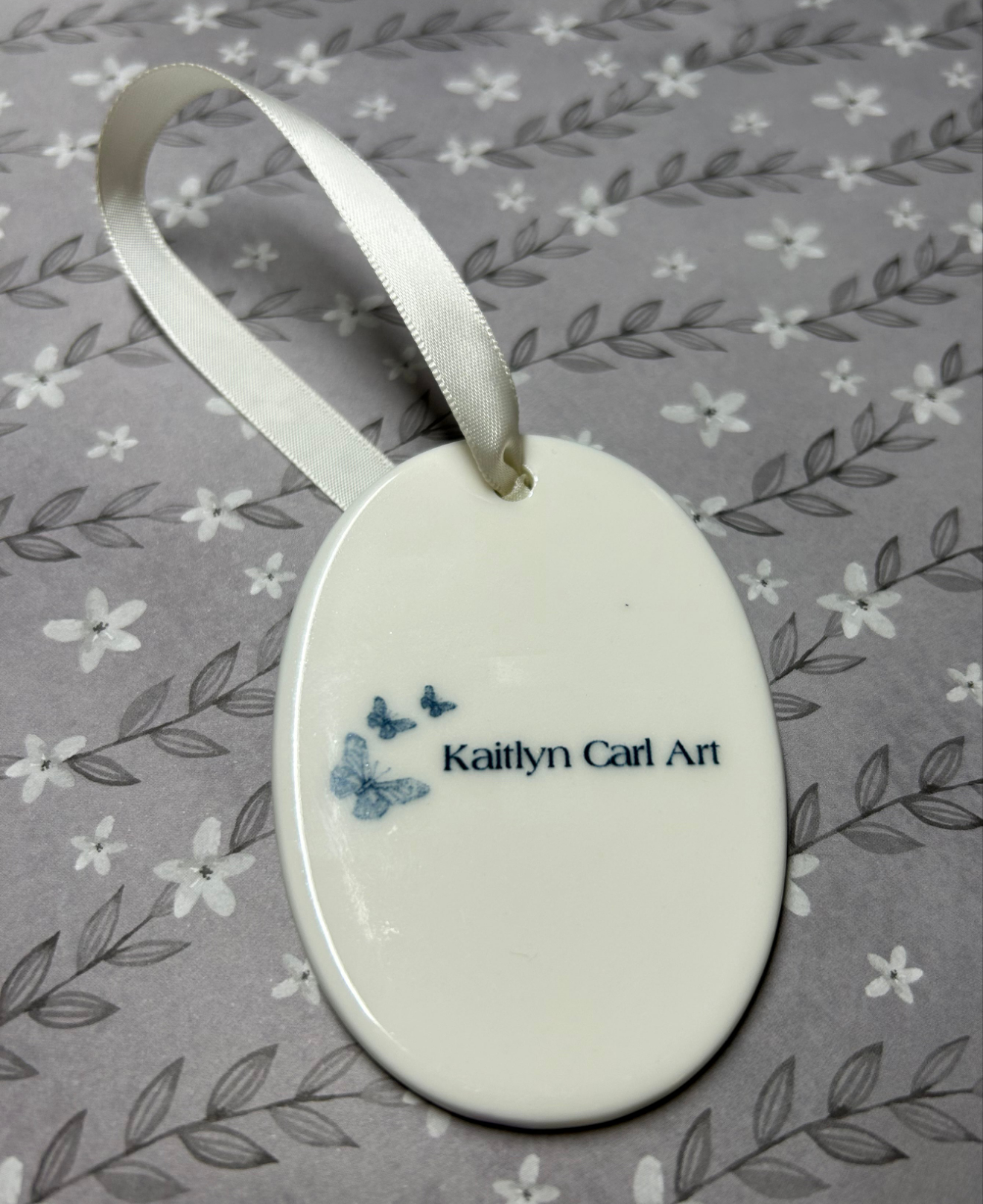 Lily Pen Drawing Ornament