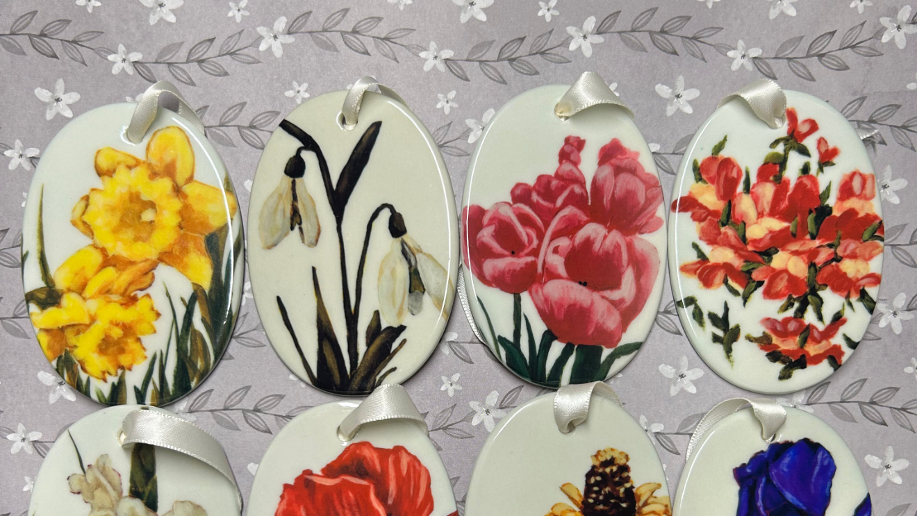 Small Floral Ornament Bundle