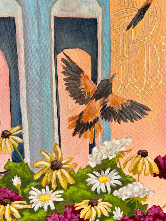 "Knabe in Bloom" Original Painting