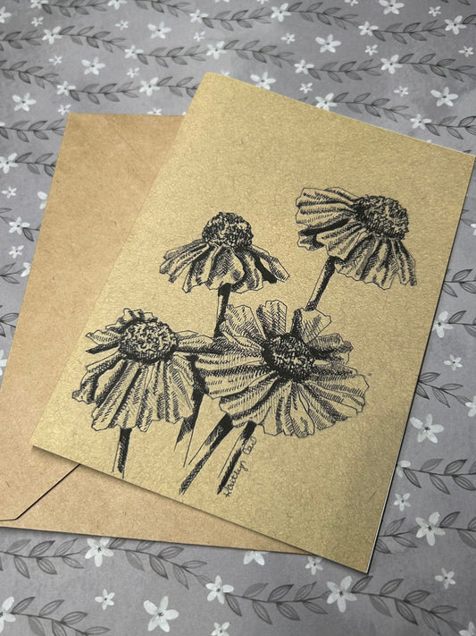 Helenium Greeting Card
