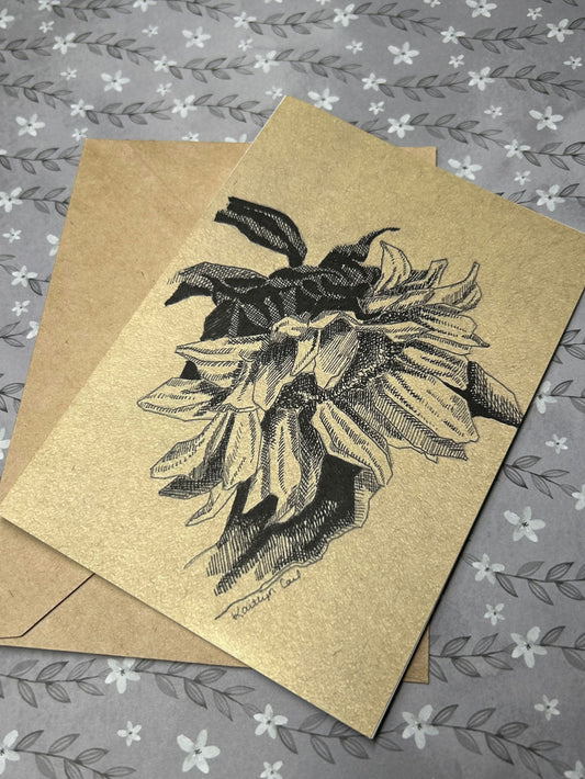 Sunflower Greeting Card