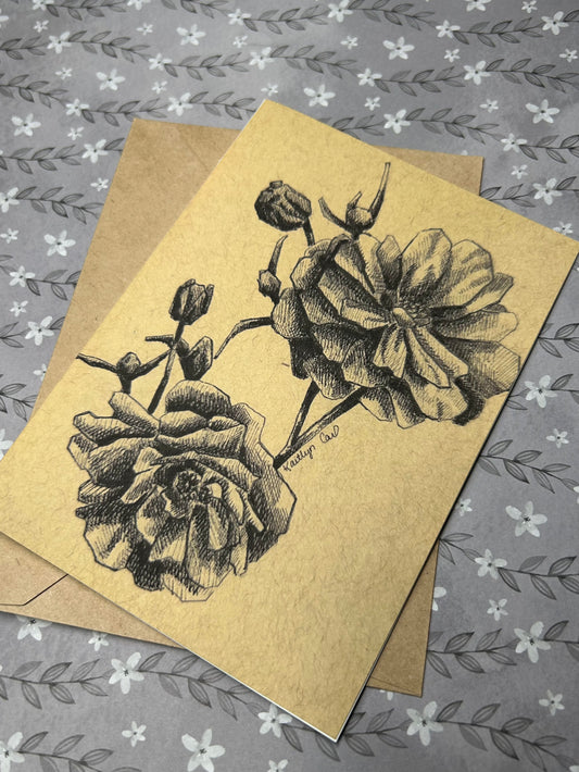 Purslane Greeting Card