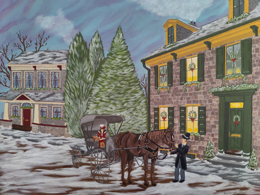 "Christmas in Biery's Port" Fine Art Print