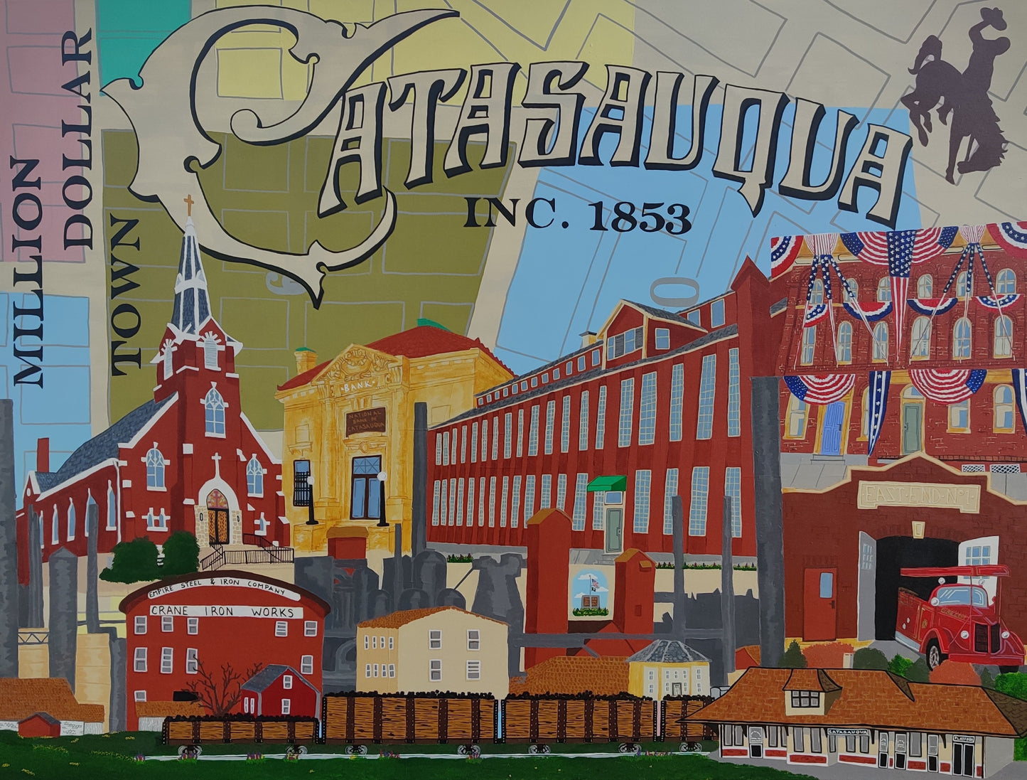 "Catasauqua: Million Dollar Town" Fine Art Print