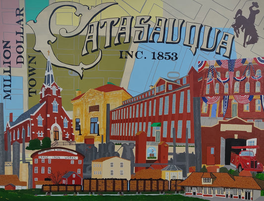 "Catasauqua: Million Dollar Town" Fine Art Print