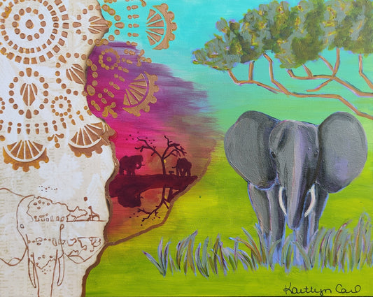 "Safari Footprints" Fine Art Print