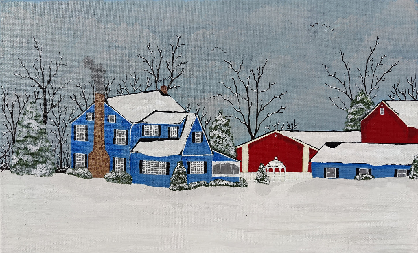 "Winter on the Farm" Fine Art Print