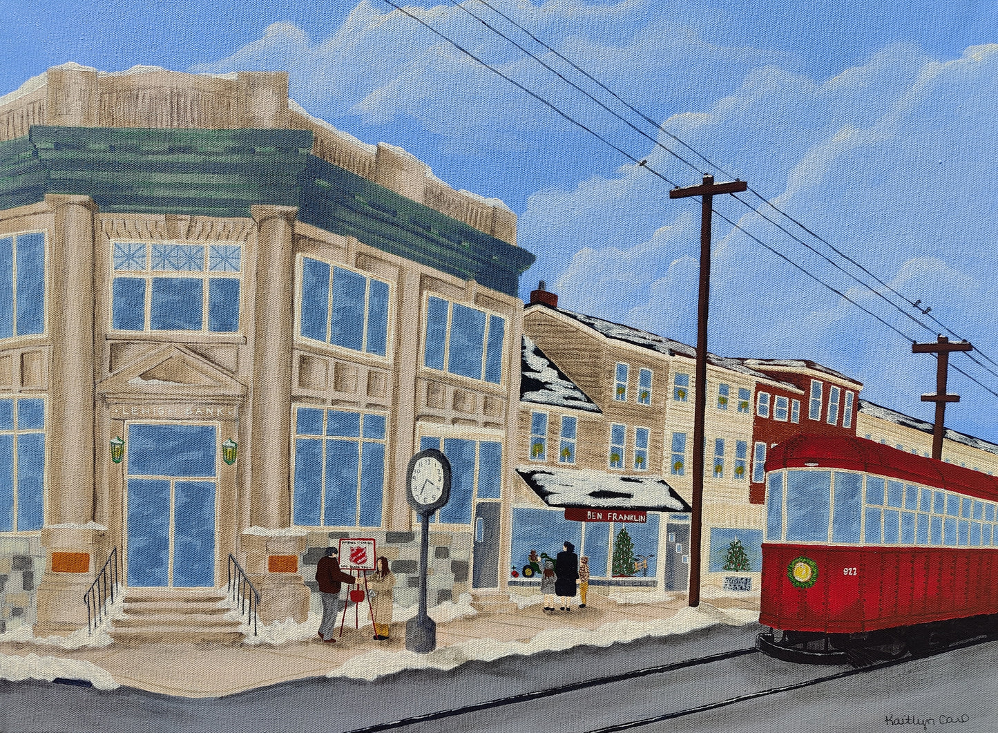 "The Christmas Trolley" Fine Art Print