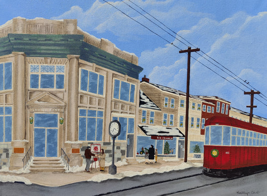 "The Christmas Trolley" Fine Art Print