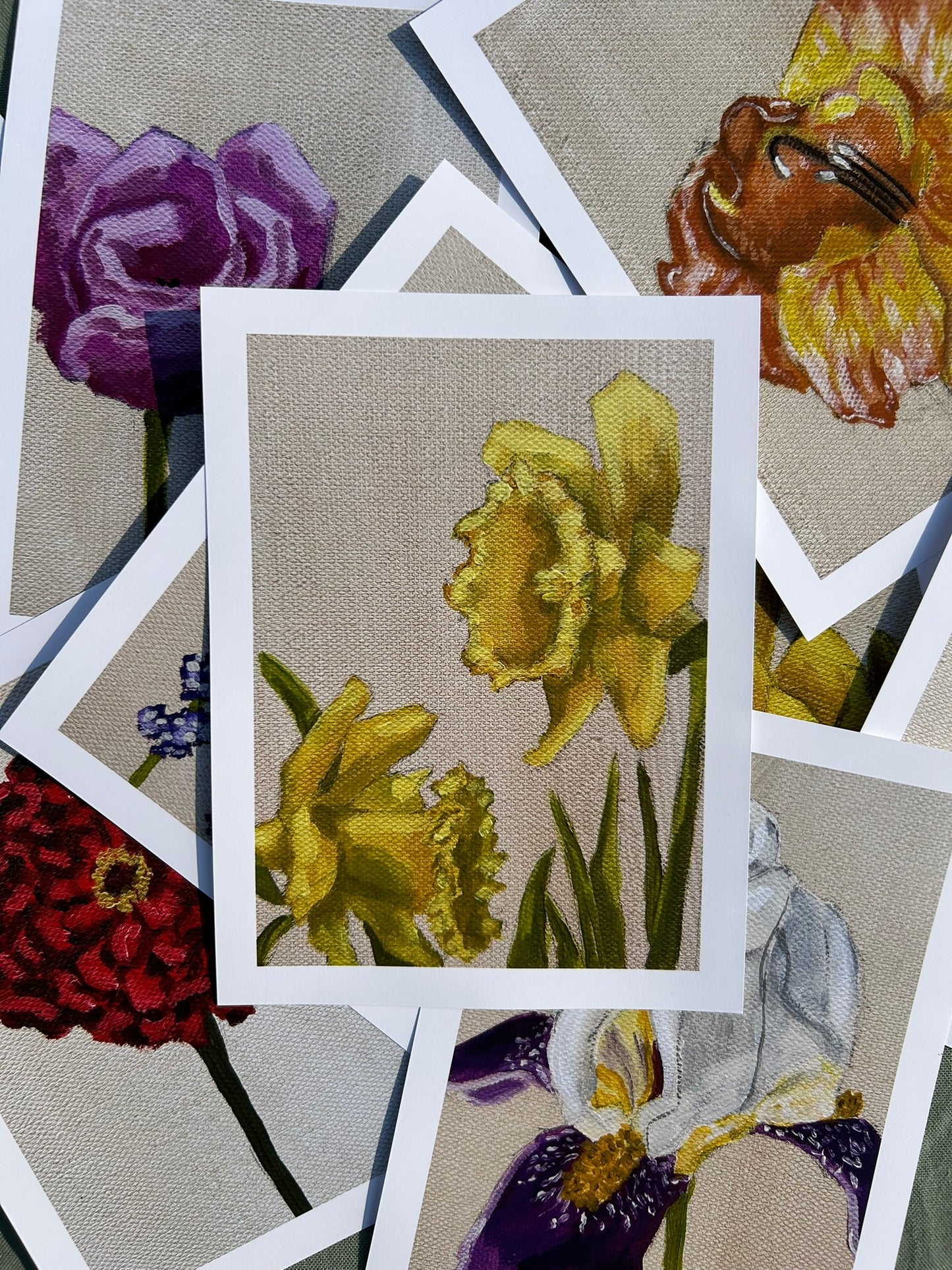 Mini Floral Paper Fine Art Prints