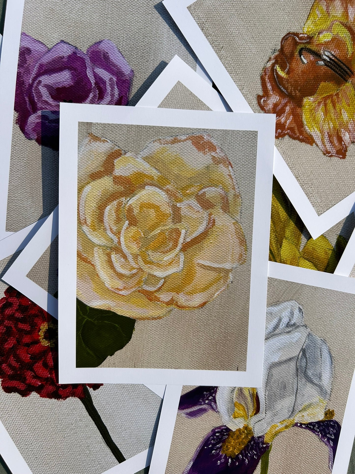 Mini Floral Paper Fine Art Prints