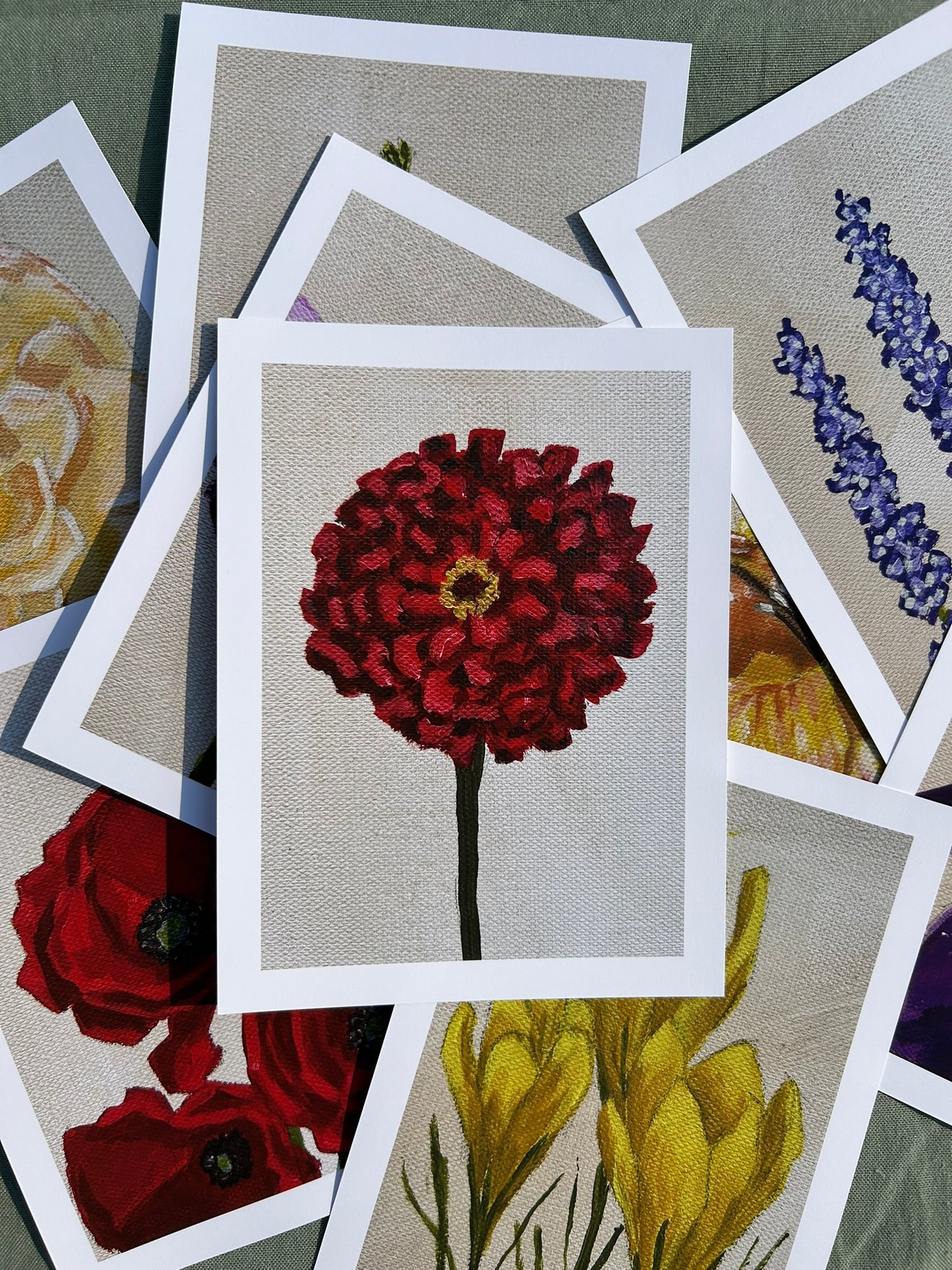 Mini Floral Paper Fine Art Prints