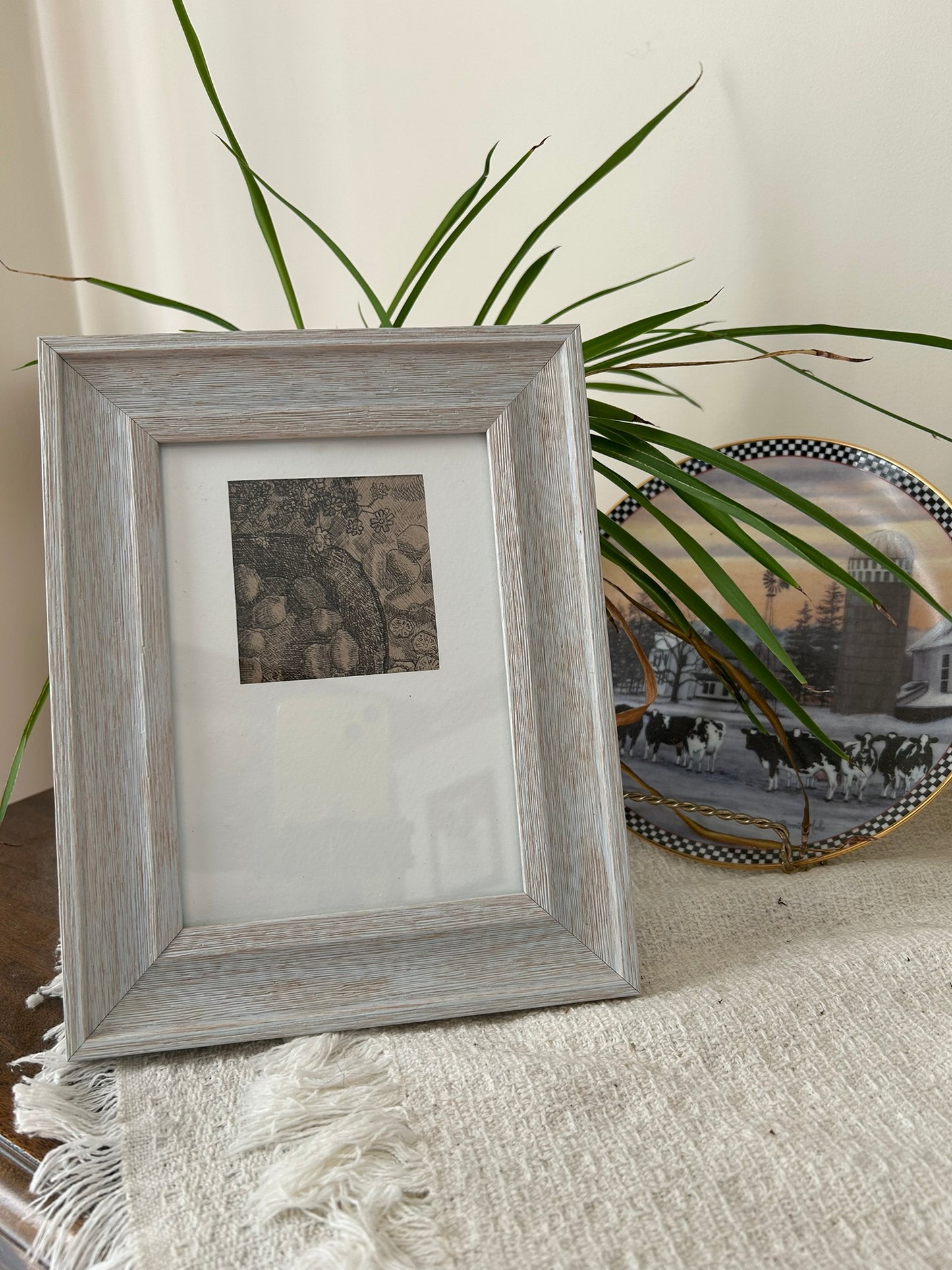 Basket Full of Lemons Mini Pen Drawing