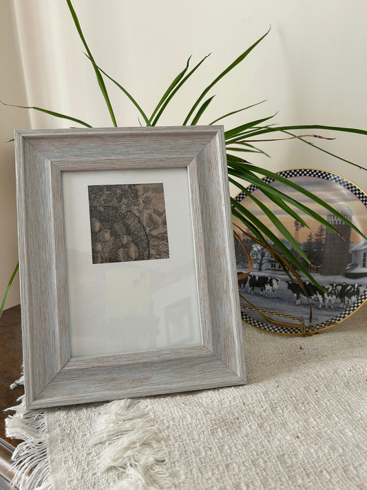 Basket Full of Lemons Mini Pen Drawing