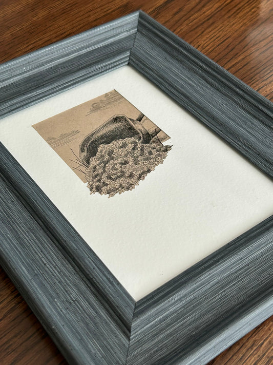 Wheelbarrow Runs Over Mini Pen Drawing