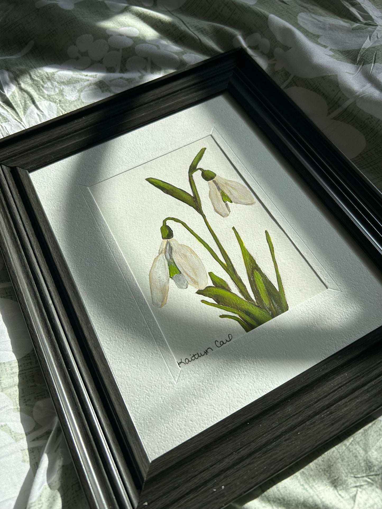 Snowdrop Original Painting