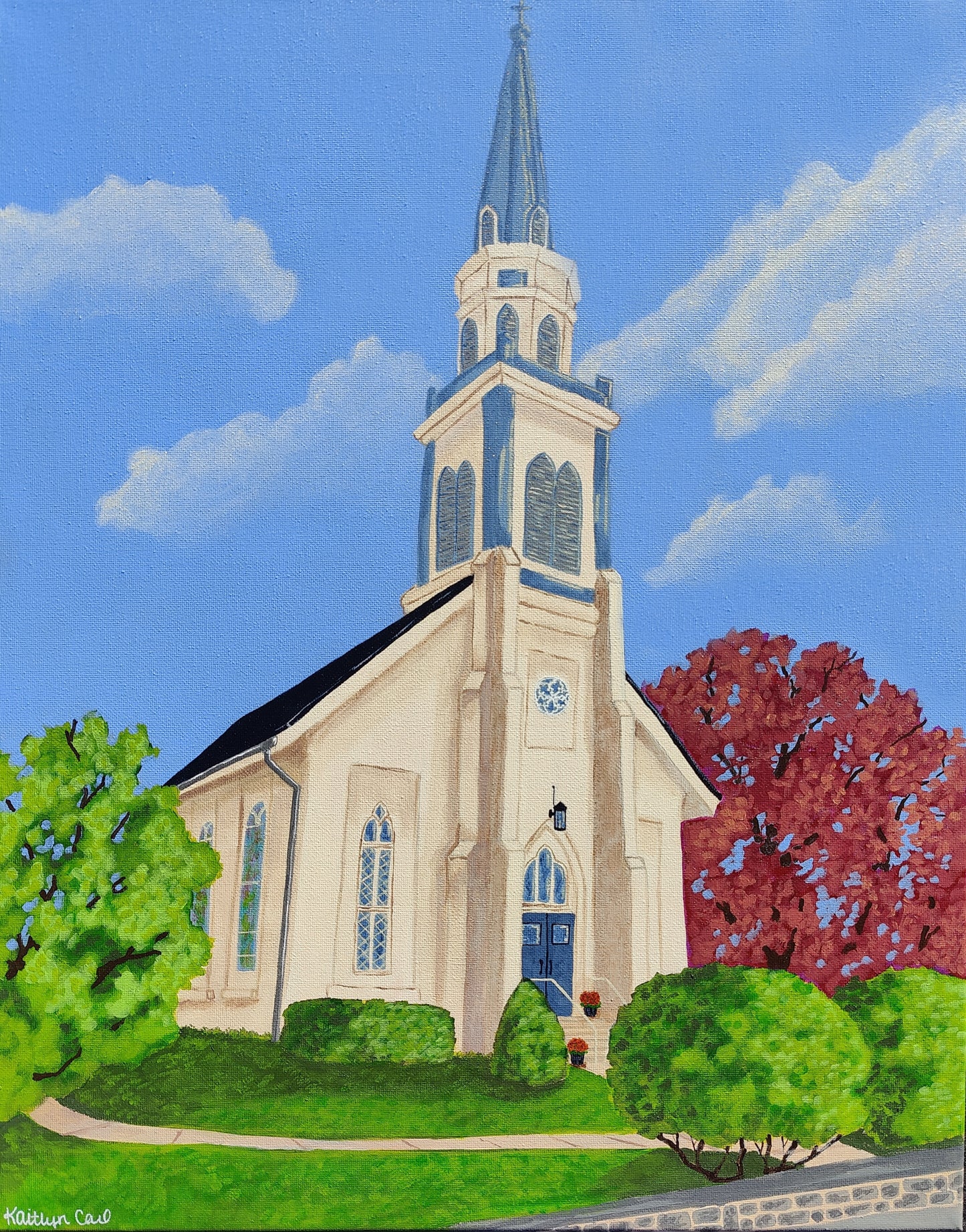 Presbyterian Church of Catasauqua Fine Art Print