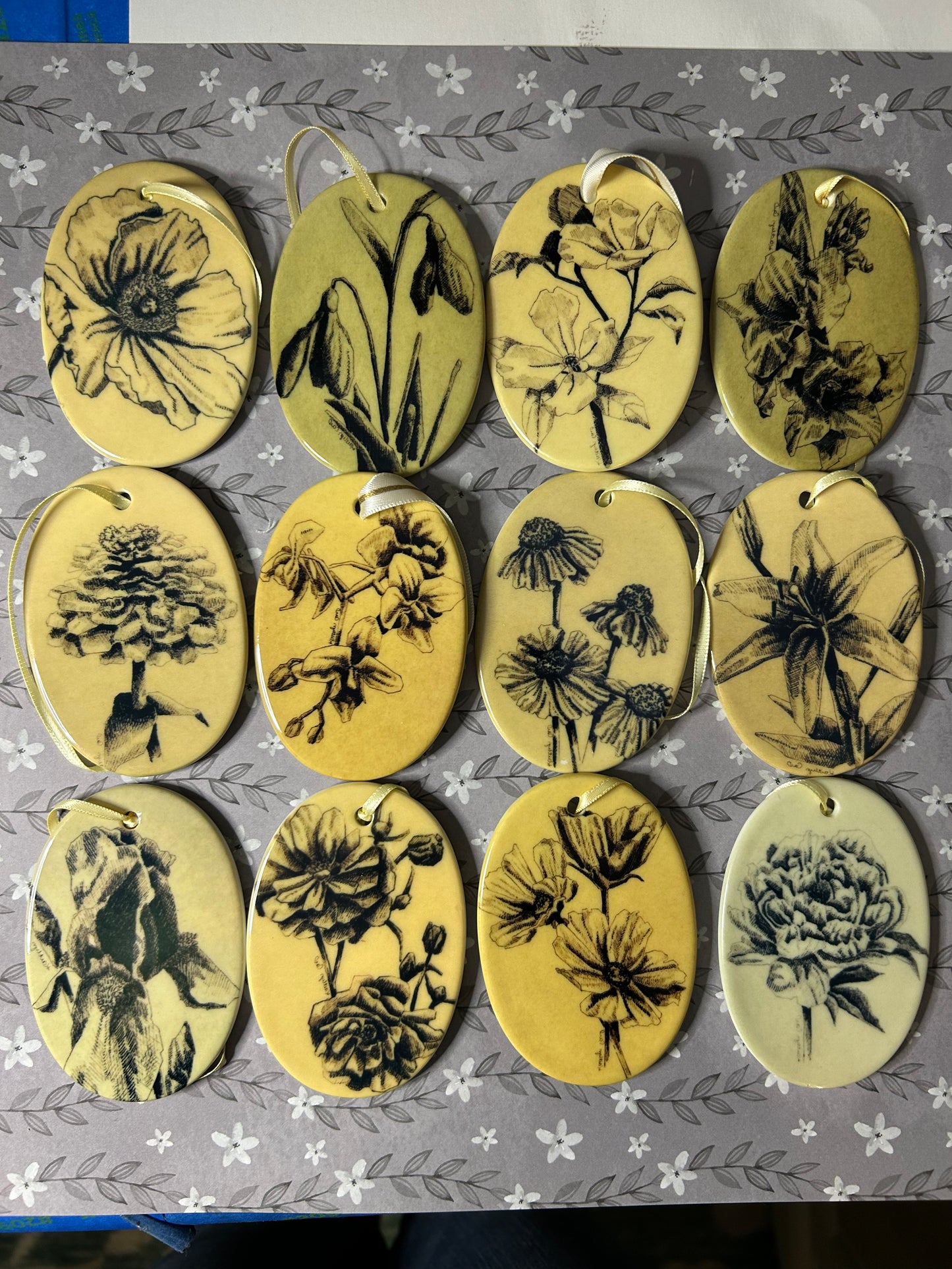 Pen Drawing Ornament Bundle