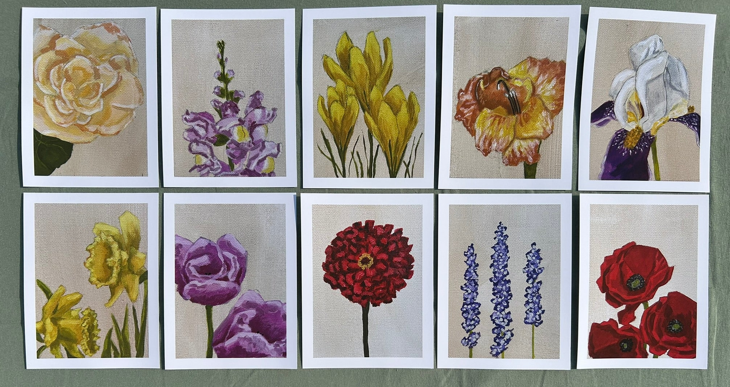 Mini Floral Paper Fine Art Bundle