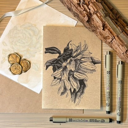 Sunflower Greeting Card