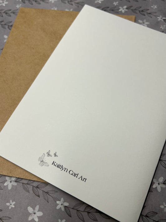 Purslane Greeting Card