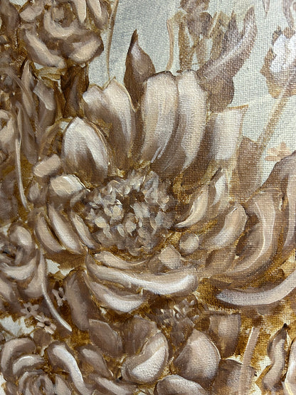 "Blooming in the Dark" Original Painting
