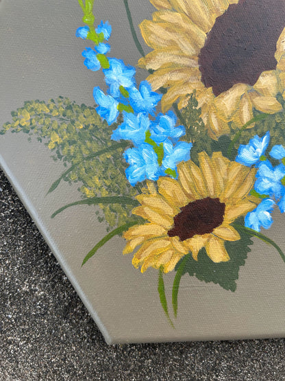 "Sunflower Shadows" Original Painting