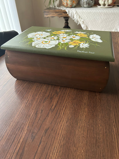 Hand-Painted Keepsake Box