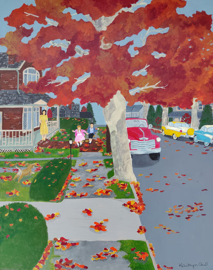 "Fall on Fourth Street" Print