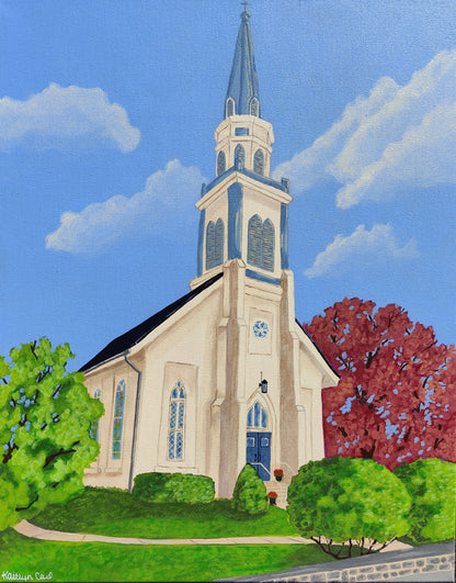 "Presbyterian Church of Catasauqua" Original Painting