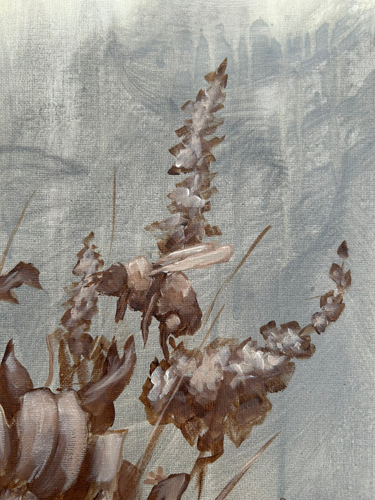 "Blooming in the Dark" Original Painting