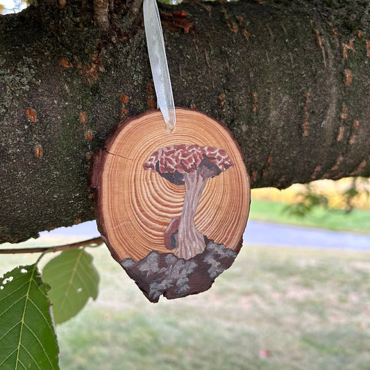 Large Mushroom Christmas Ornament