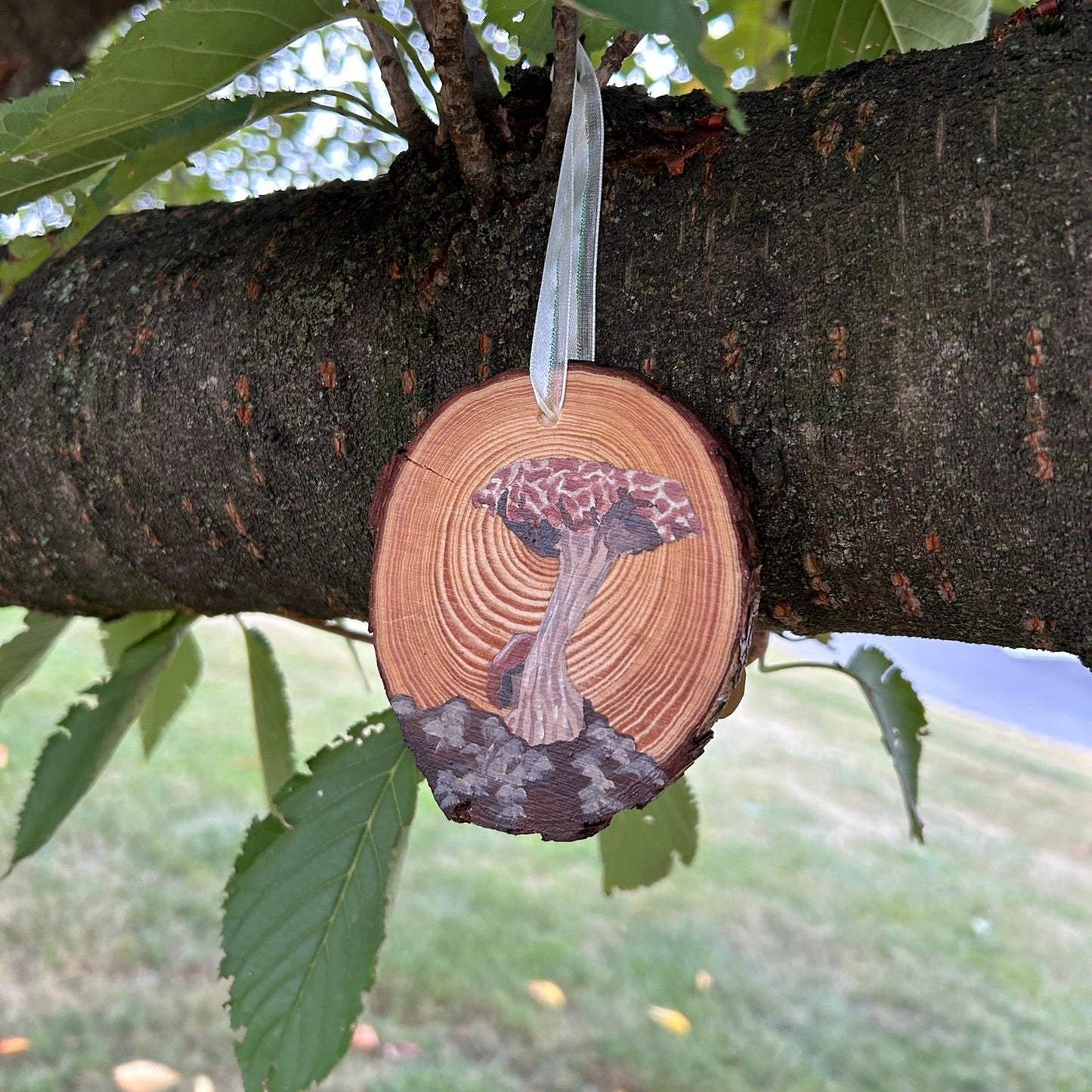 Large Mushroom Christmas Ornament