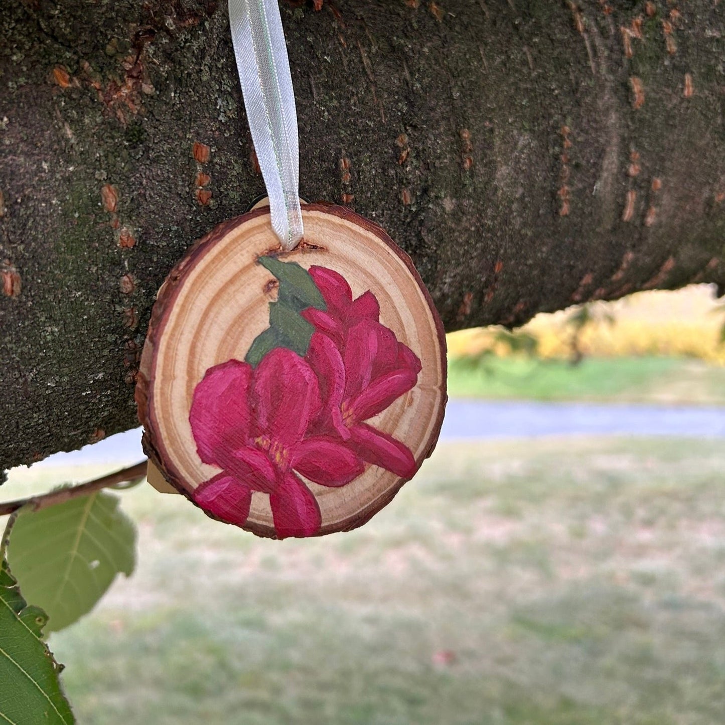 Small Geranium Christmas Ornament