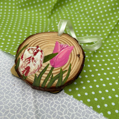 Small Tulips Christmas Ornament