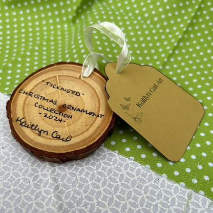 Small Tickweed Christmas Ornament