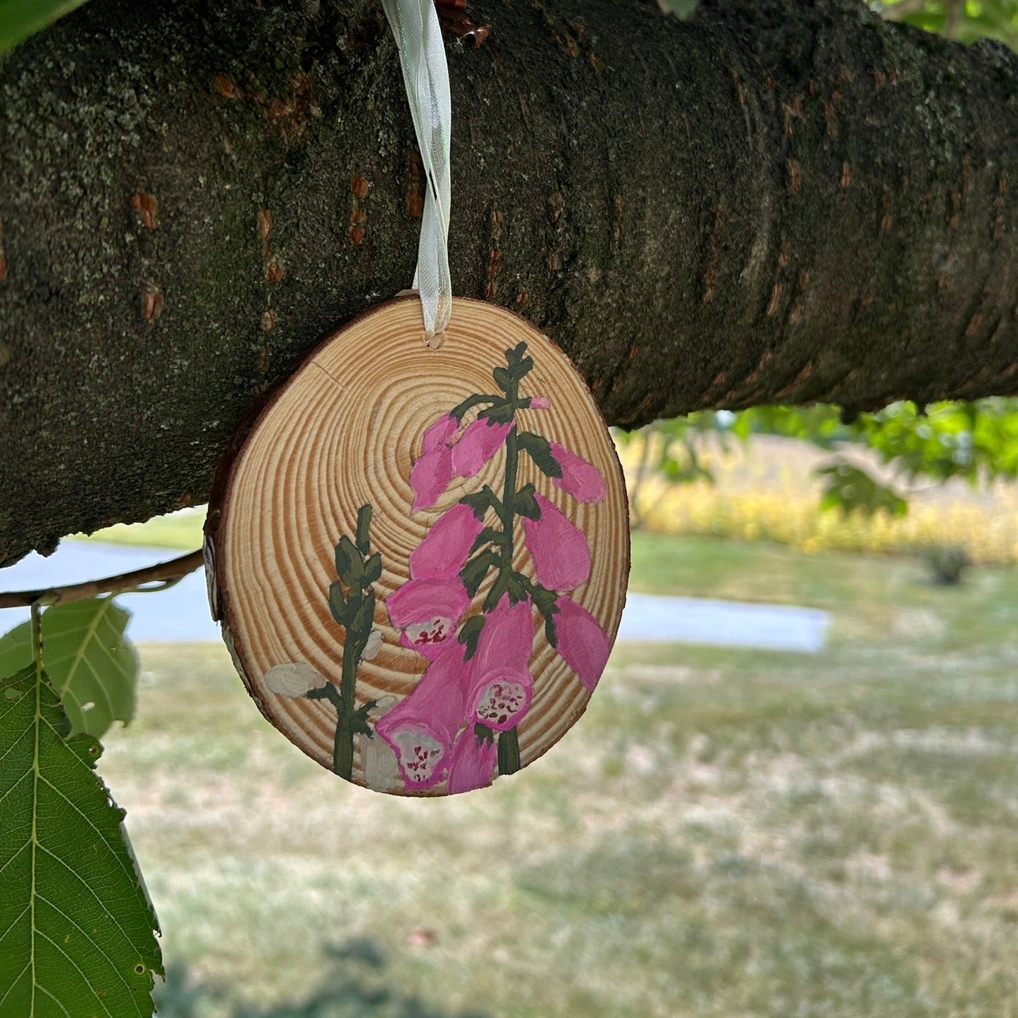 Large Foxglove Christmas Ornament