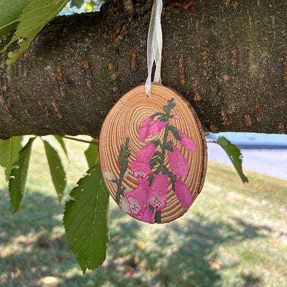 Large Foxglove Christmas Ornament