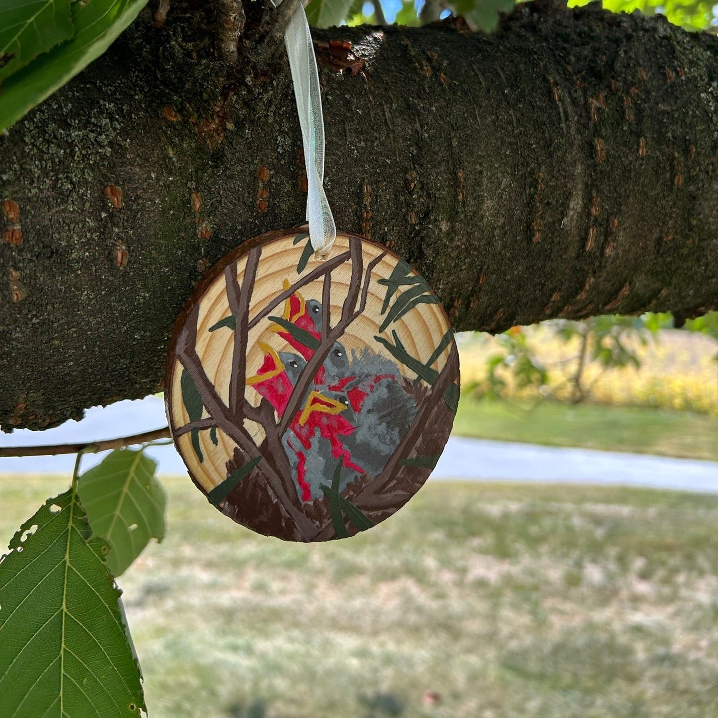 Large Baby Birds Christmas Ornament