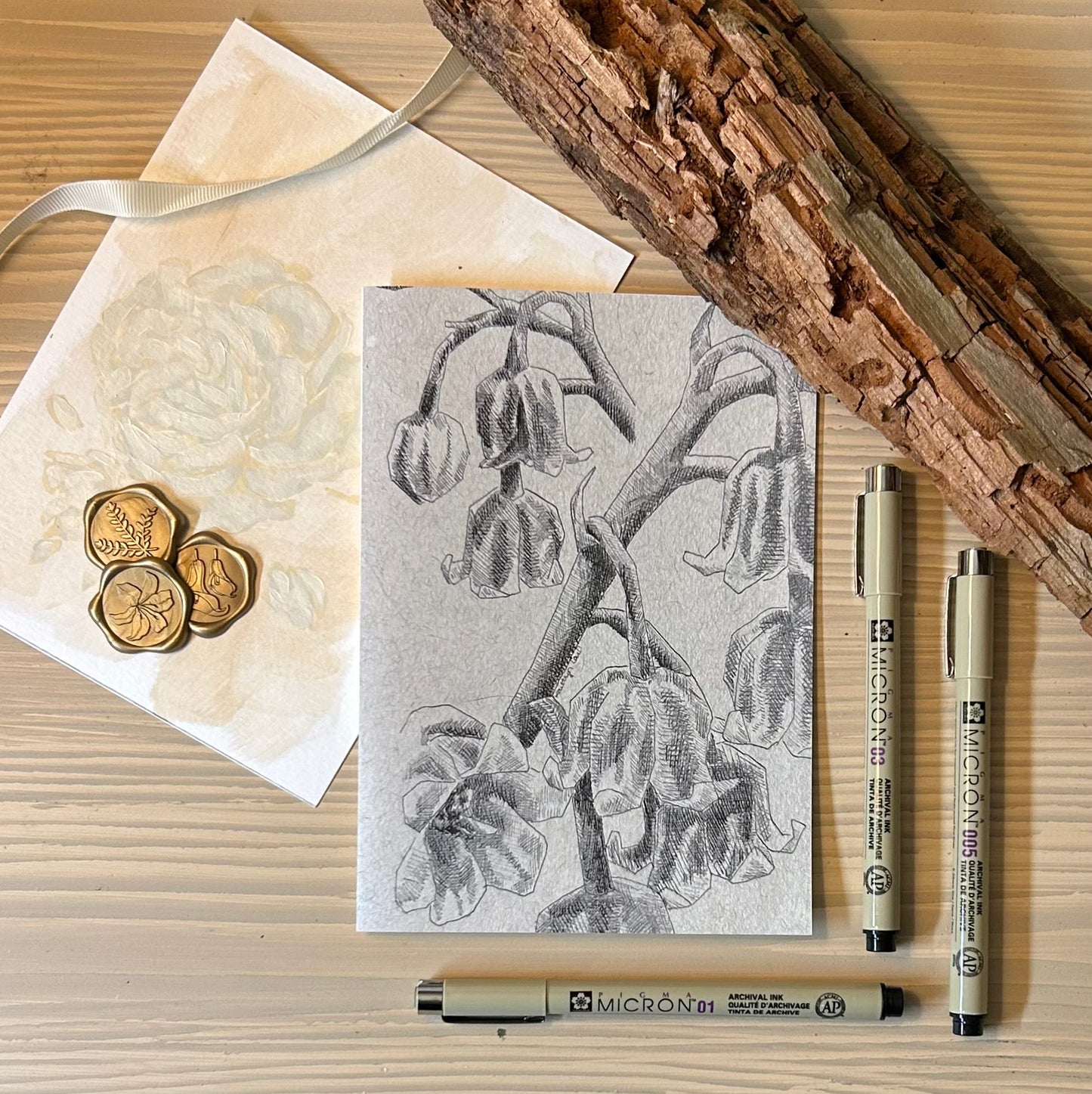 Lily of the Valley Greeting Card