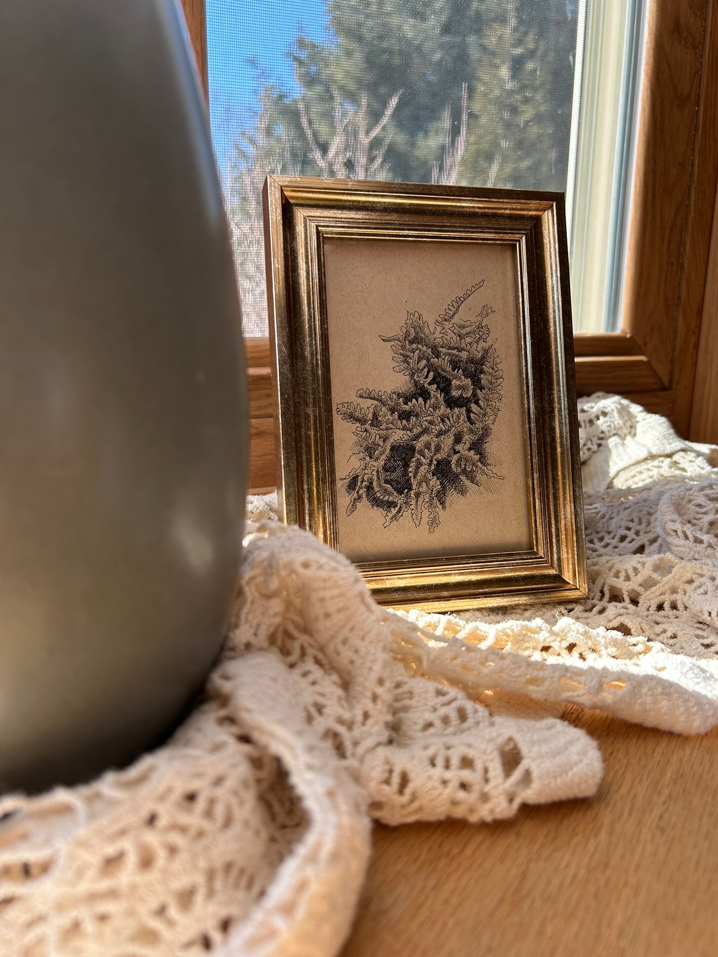 Fern Original Pen Drawing