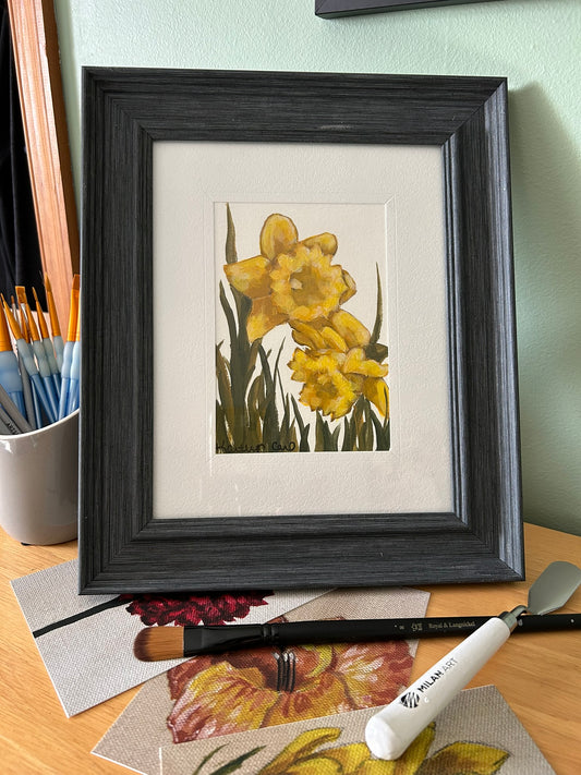 Daffodil Original Painting