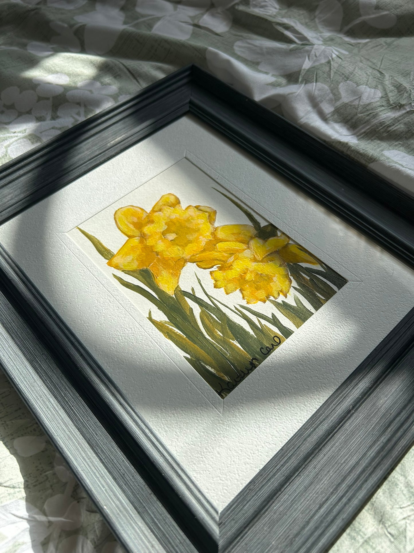 Daffodil Original Painting