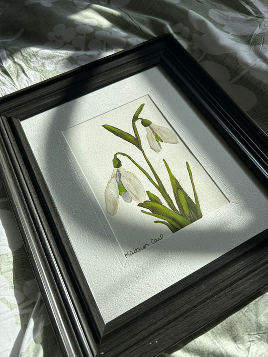 Snowdrop Original Painting