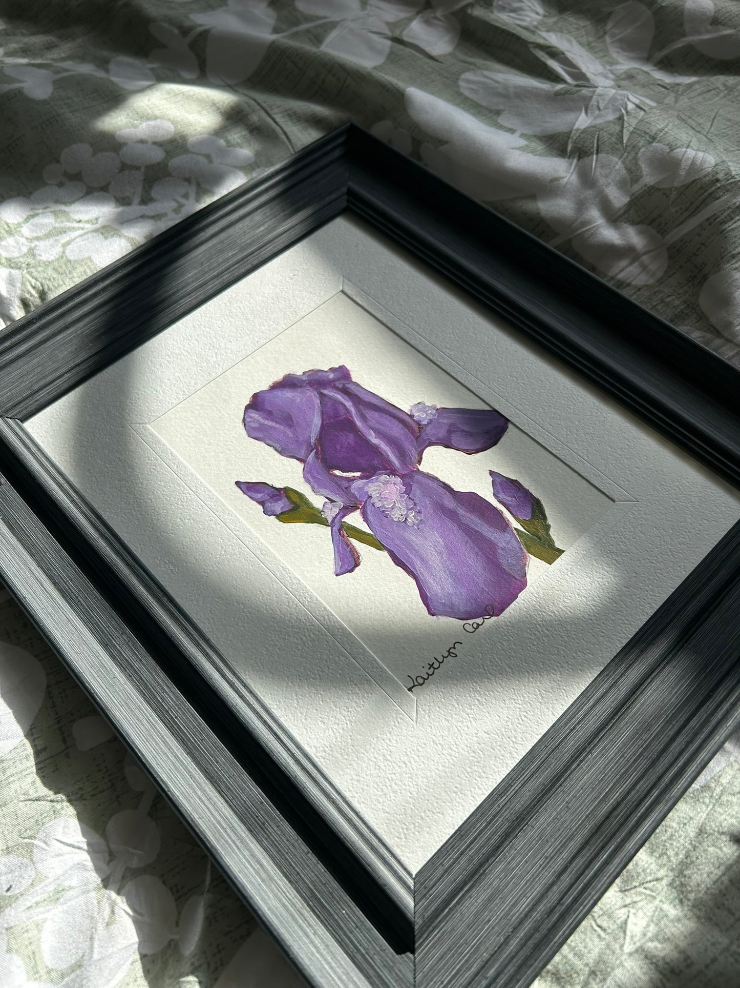 Iris Original Painting