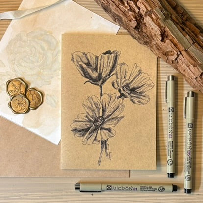 Cosmos Greeting Card