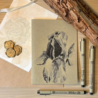 Iris Greeting Card