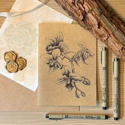 Orchid Greeting Card